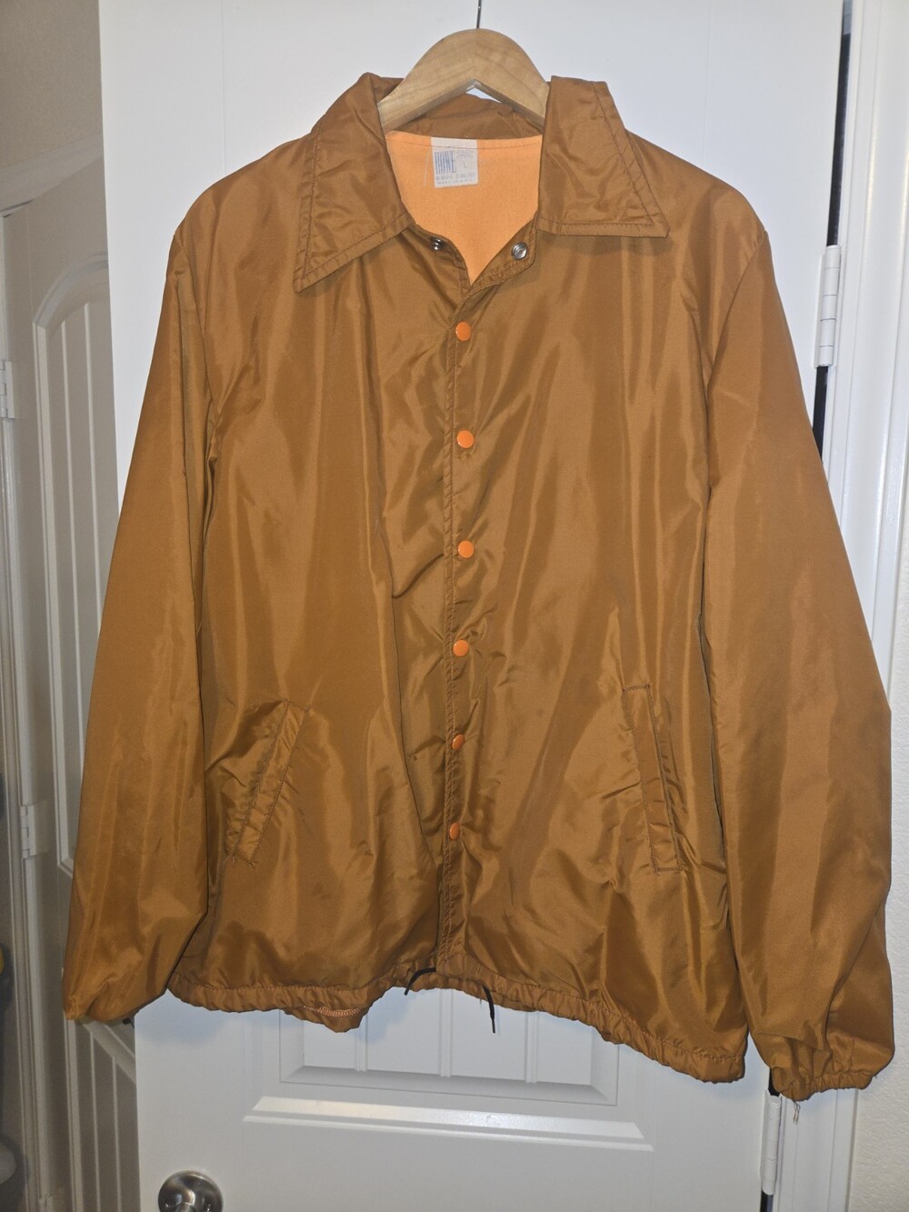 Vintage 70s Howe Athletic University of Texas Longhorns Windbreaker Jacket Large - Picture 3 of 4